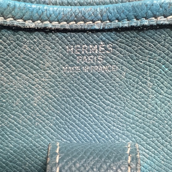 Hermes Evelyne Bag Blue Authentic - Picture 12 of 13